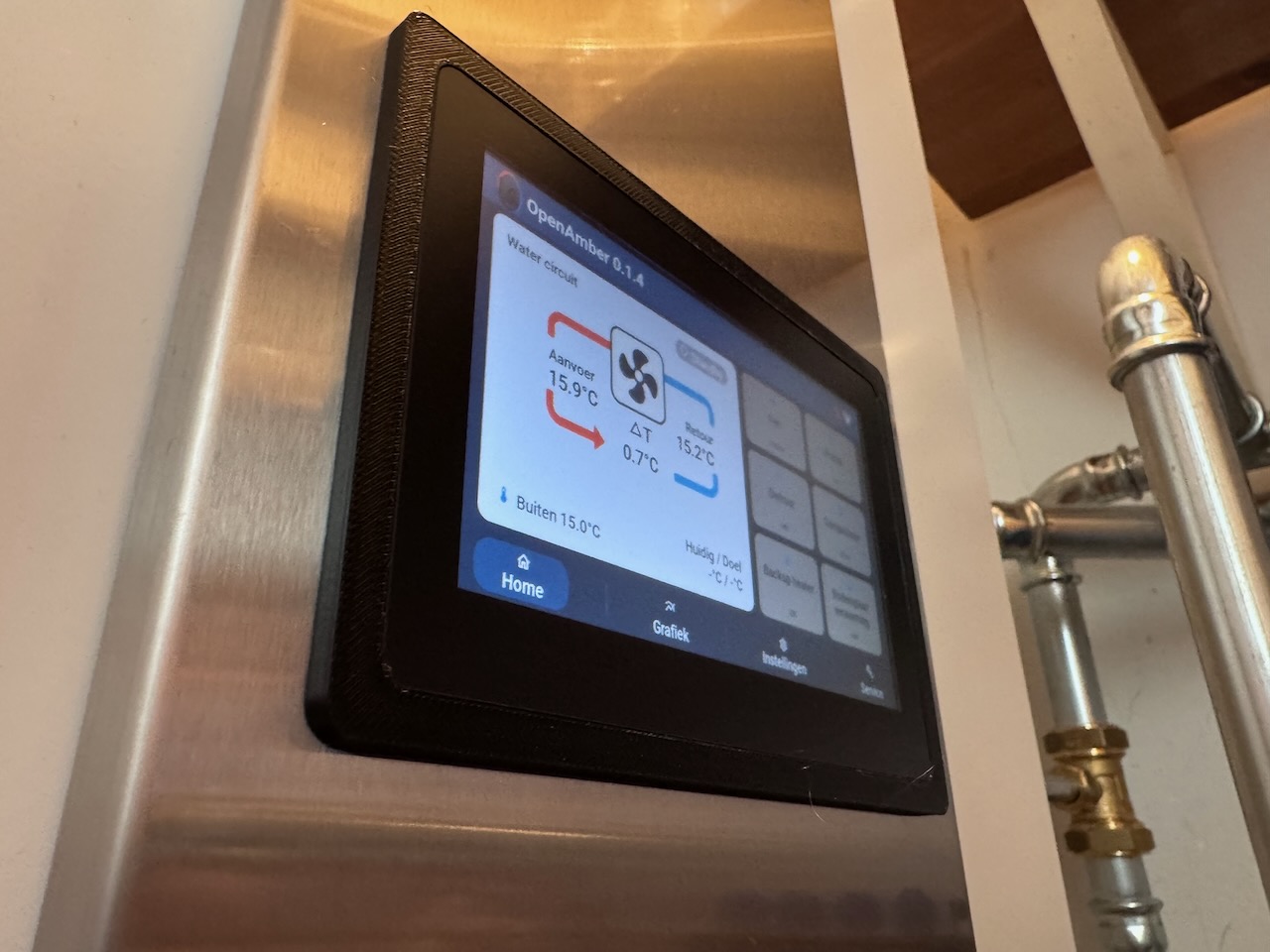 Waveshare 5 inch bracket front