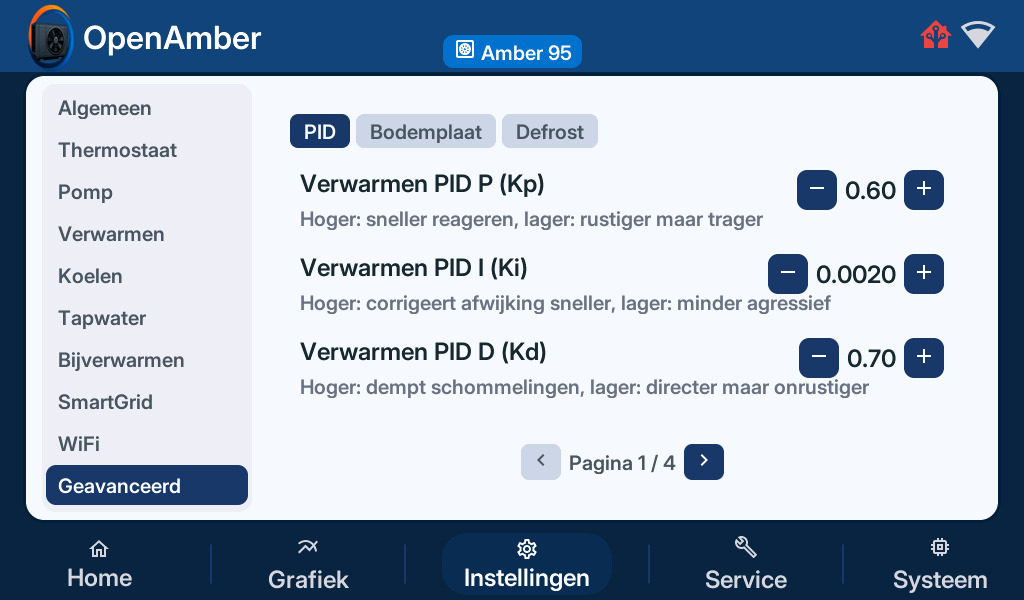 Verwarmen PID