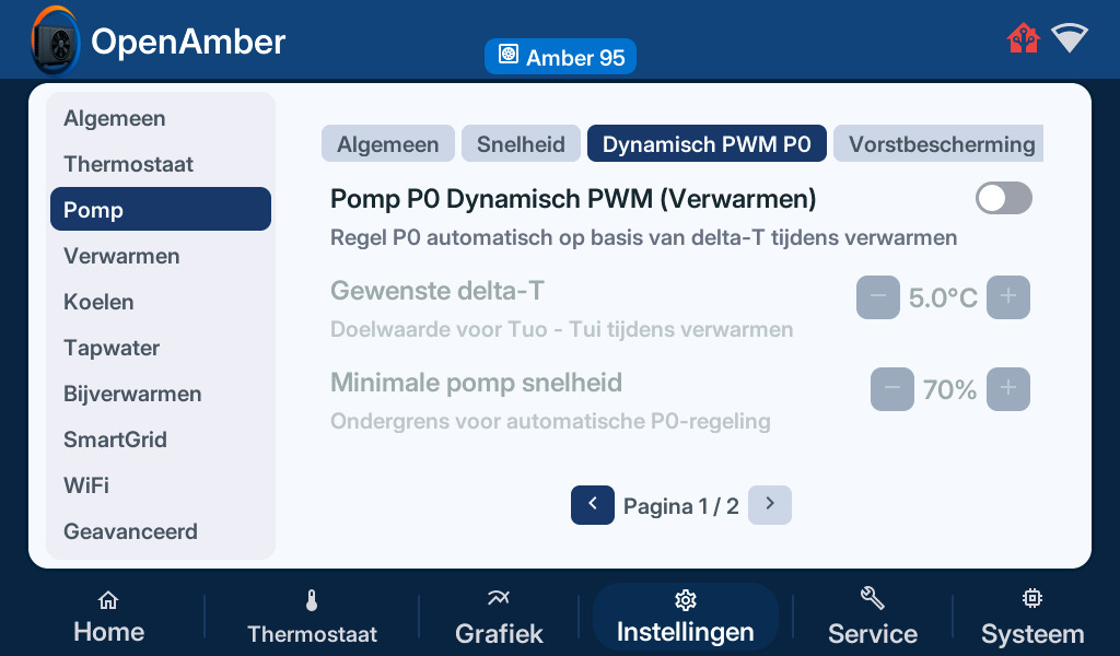 Pomp dynamisch PWM P0