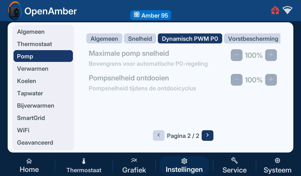 Pomp dynamisch PWM P0