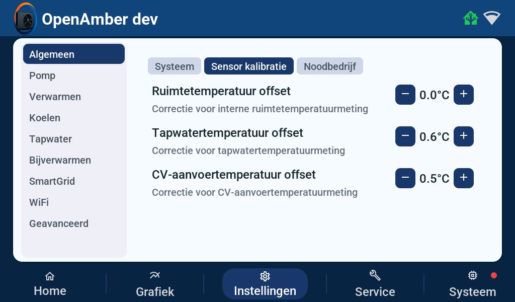 Sensor kalibratie