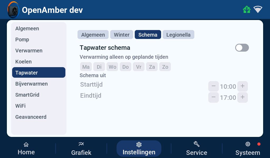 Tapwater schema