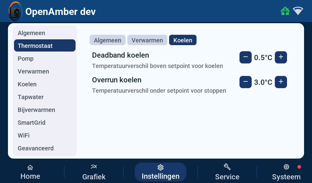 Thermostaat koelen
